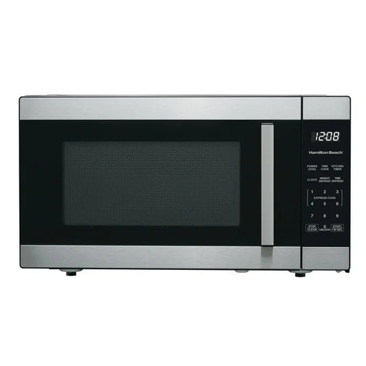 Hamilton Beach 1.6 Cu ft Sensor Cook Countertop Microwave Oven in Stainless Steel